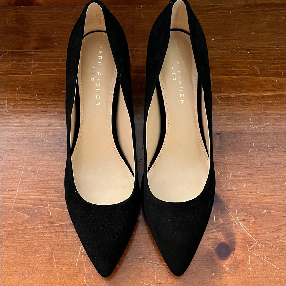 Marc Fisher Elegant Black Women's Heels- Size 9 1/2 M. NWT - Picture 2 of 6